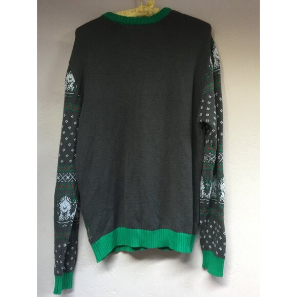 Game of Thrones Men's "Tis the Last Season" Ugly Christmas Sweater Gray Large - Picture 2 of 9